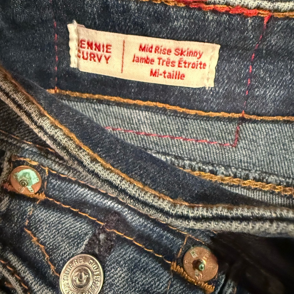 True Religion Women's Dark Blue Skinny Jeans - Picture 4 of 4